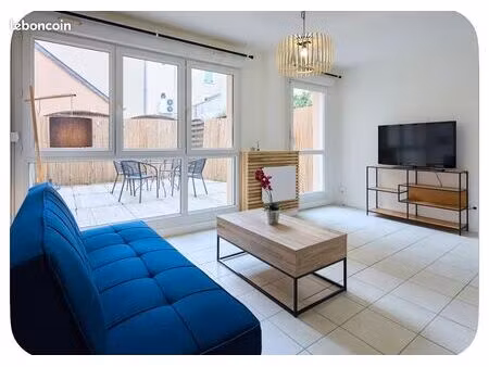 appartement t2 entièrement rénové et meublé – centre-ville du mans – terrasse au calme – 7