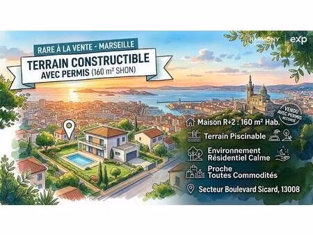 terrain constructible à vendre