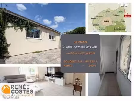 maison en viager 3 pièces 72 m²