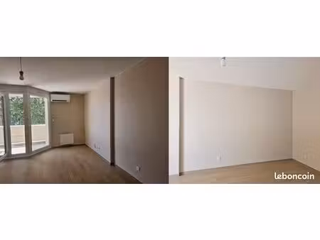 t3 rénové 69 m² – garage, balcon, climatisation – charpennes / villeurbanne limite lyon 6
