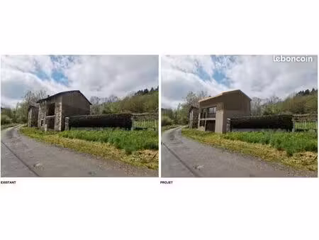 grange à rénover avec permis de construire – arlanc, hameau des merleyres