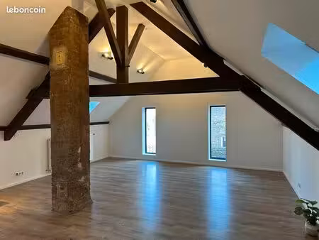 appartement mansardé rénové à louer