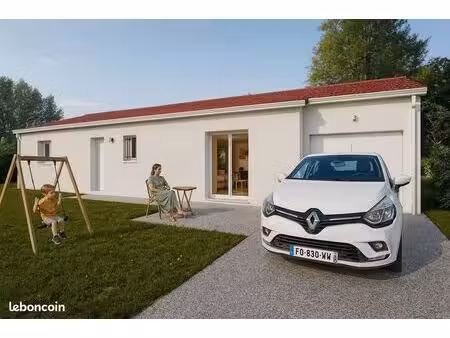 maison 96 m² avec terrain à le brugeron (63)