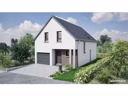 maison neuve avec 4 chambres de 105m² sur un terrain de 3.5 ares