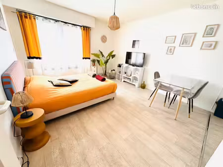 studio meublé 24 m² refait à neuf – hyper-centre du mans – tramway à 2 min