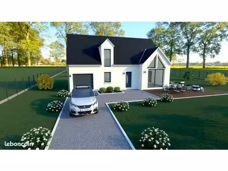projet de construction d'une maison 107 m² avec terrain à quincampoix (76)