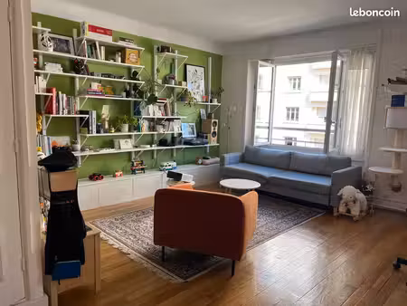 t3 meublé 69 m² — lyon 7ème, avenue berthelot (berges du rhône)