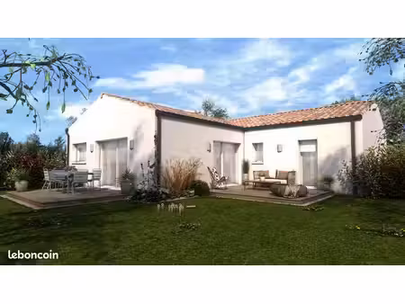 maison 3 chambres sur un terrain de 298 m² à longeville-sur-mer