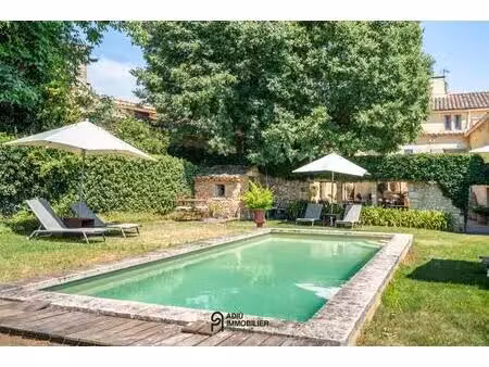magnifique maison de village en pierre d’environ 300 m² avec piscine, six chambres et dépe