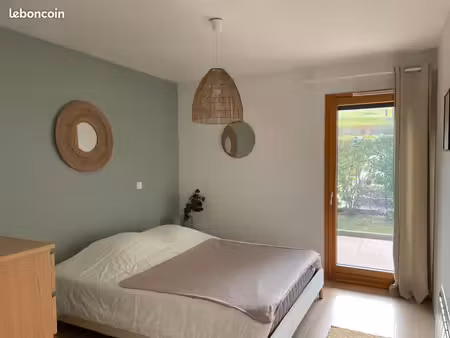 t2 meublé 45 m² avec jardin privatif – neuvecelle – 1 125 cc