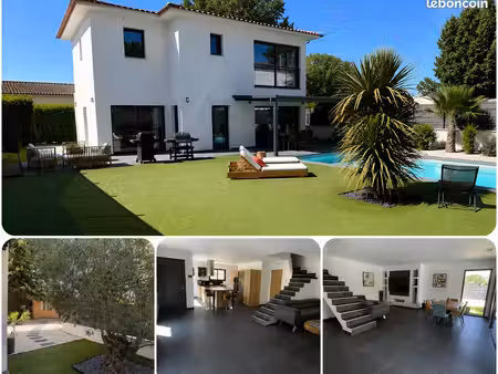 villa d’architecte de 2020 - 110 m² – piscine – jardin paysager – aucun travaux – auberge 