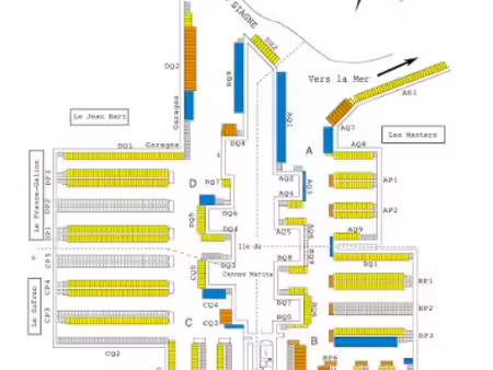place 3x8,80m port cannes marina