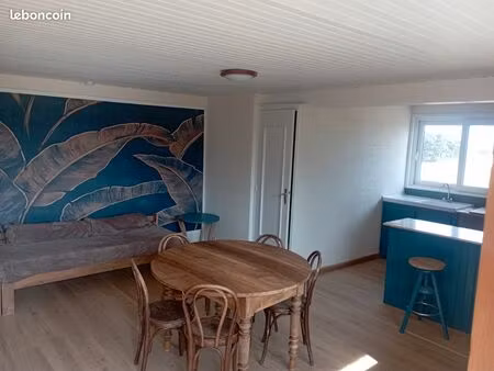 appartement dans maison avec terrain
