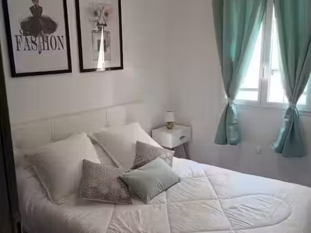 appartement t2 climatisé/meublé abonnement eau compris rdc sur folelli