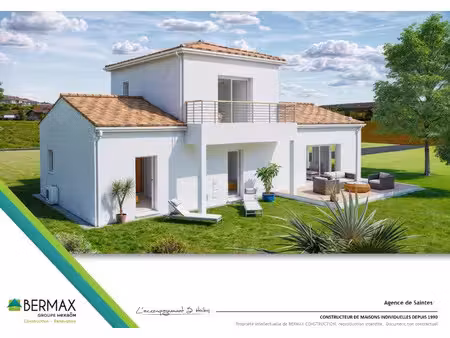 vente maison neuve 5 pièces 123 m² à saintes (17100), 525 952 €