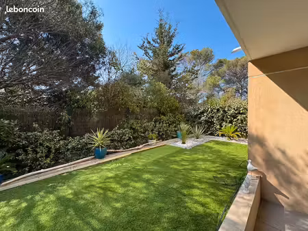 appartement 2p avec jardin méditerranéen, proche mer