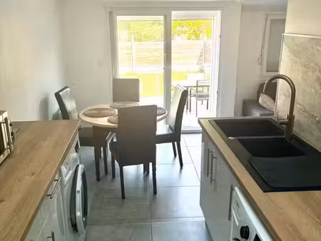 appartement meublé + jardin