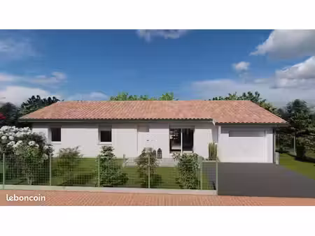 projet de construction d'une maison 103.98 m² avec terrain à aureil (87)