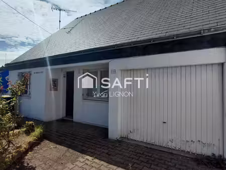 plain-pied à rénover avec garage et jardin