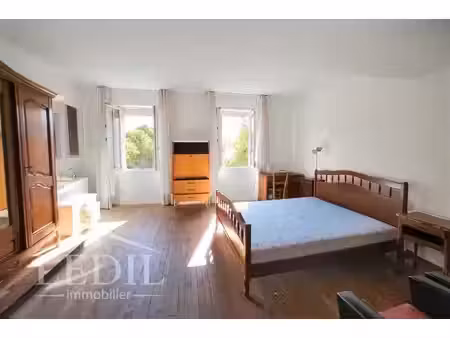 maison en pierre avec jardin