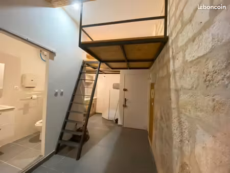 vend studio mezzanine gambetta sans locataire