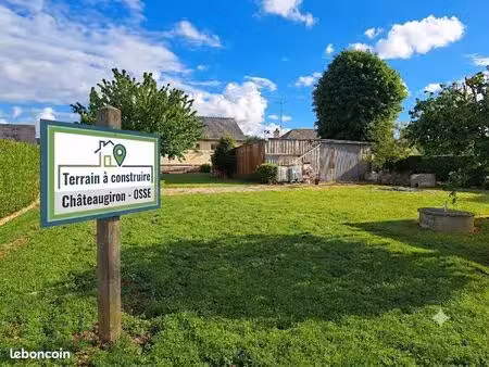 terrain viabilisé 933m² - chateaugiron/ossé - libre constructeur