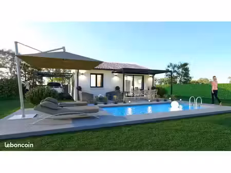 projet de construction d'une maison 82 m² avec terrain à belarga (34)