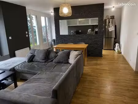 bel appartement 104 m² avec jardin, balcon et garage
