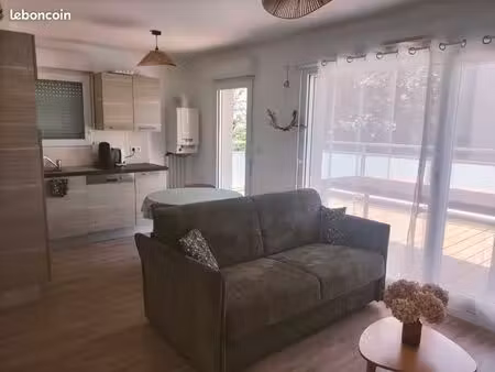 t2 meublé 40m2 avec terrasse
