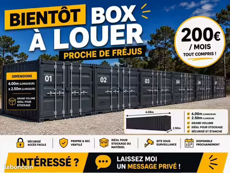 box à louer