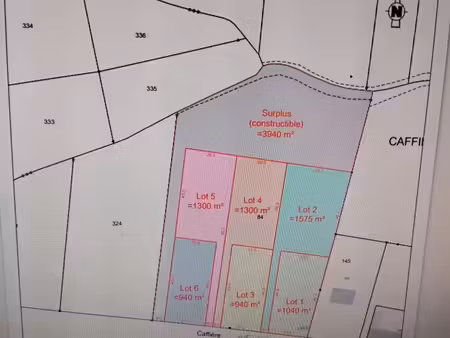 vends parcelles de terrains constructibles