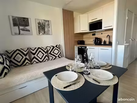 appartement 20m2 - pied des pistes / piscine - 4 couchages