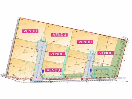 vente terrain, 367.00m², moutiers