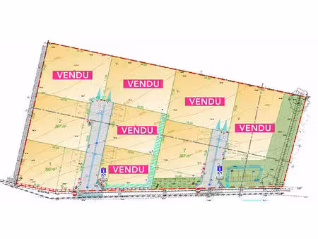 vente terrain, 397.00m², moutiers
