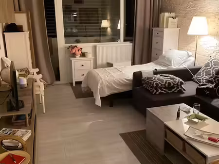 très beau studio meublé ferney voltaire très confortable literie haut de gamme cuisine équ