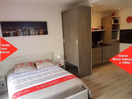 location appartement 1 pièce 27 m² à lyon 3 (69003)