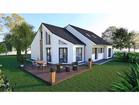 terrain avec maison neuve à vendre