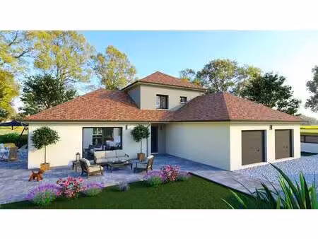 terrain avec maison neuve à vendre