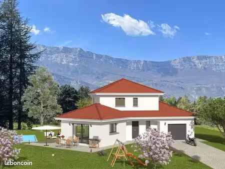 projet de construction d'une maison 122 m² avec terrain à corenc (38)