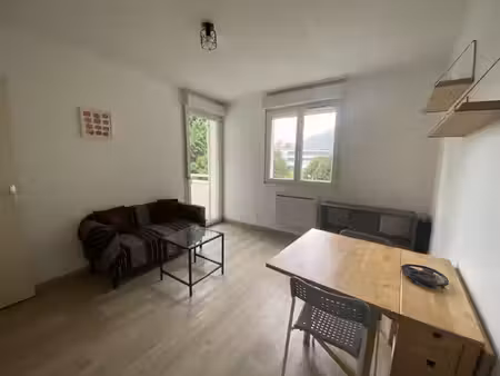 saint alban leysse, t1 bis meublé avec balcon