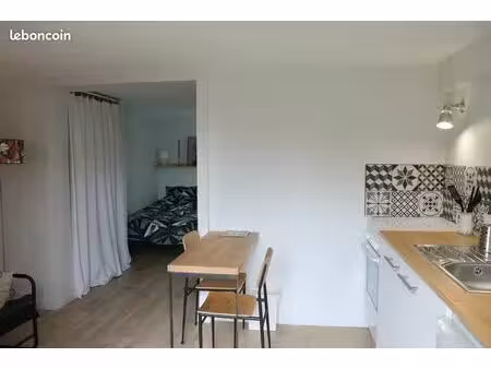 location studio meublé 27m2