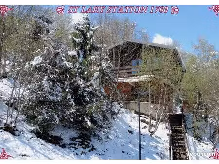 chalet au prix d un appartement saint-lary-soulan superbe vue sur les montagnes entouré de