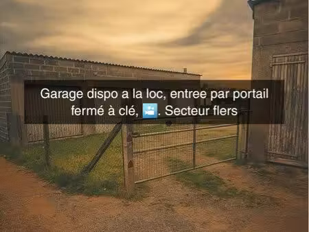garage location sécurisé