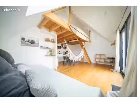 loft cosy en bois