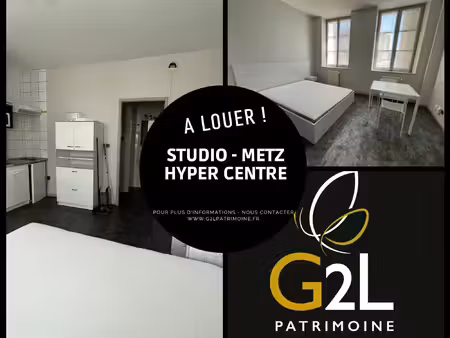 situé à metz centre - rue haute seille - à 5 min de la gare
