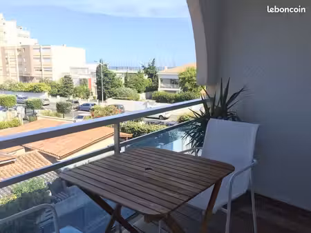 studio vue latérale mer