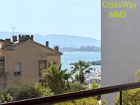 saint-raphaël triangle d’or t3 52m2 aperçu mer avec terrasse et garage