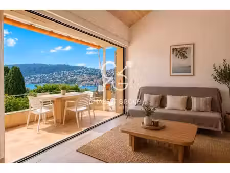 villefranche-sur-mer – villa – 4 pièces – 74 m² – sublime vue mer panoramique – terrain de