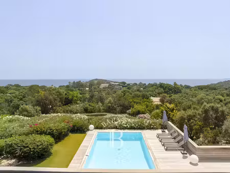 cappiciola, villa vue mer panoramique, 5 chambres, piscine chauffée, proche plage