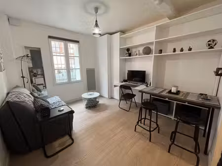 à louer : studio meublé avec cave – quartier marengo